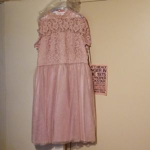 Peach dress from chichi london